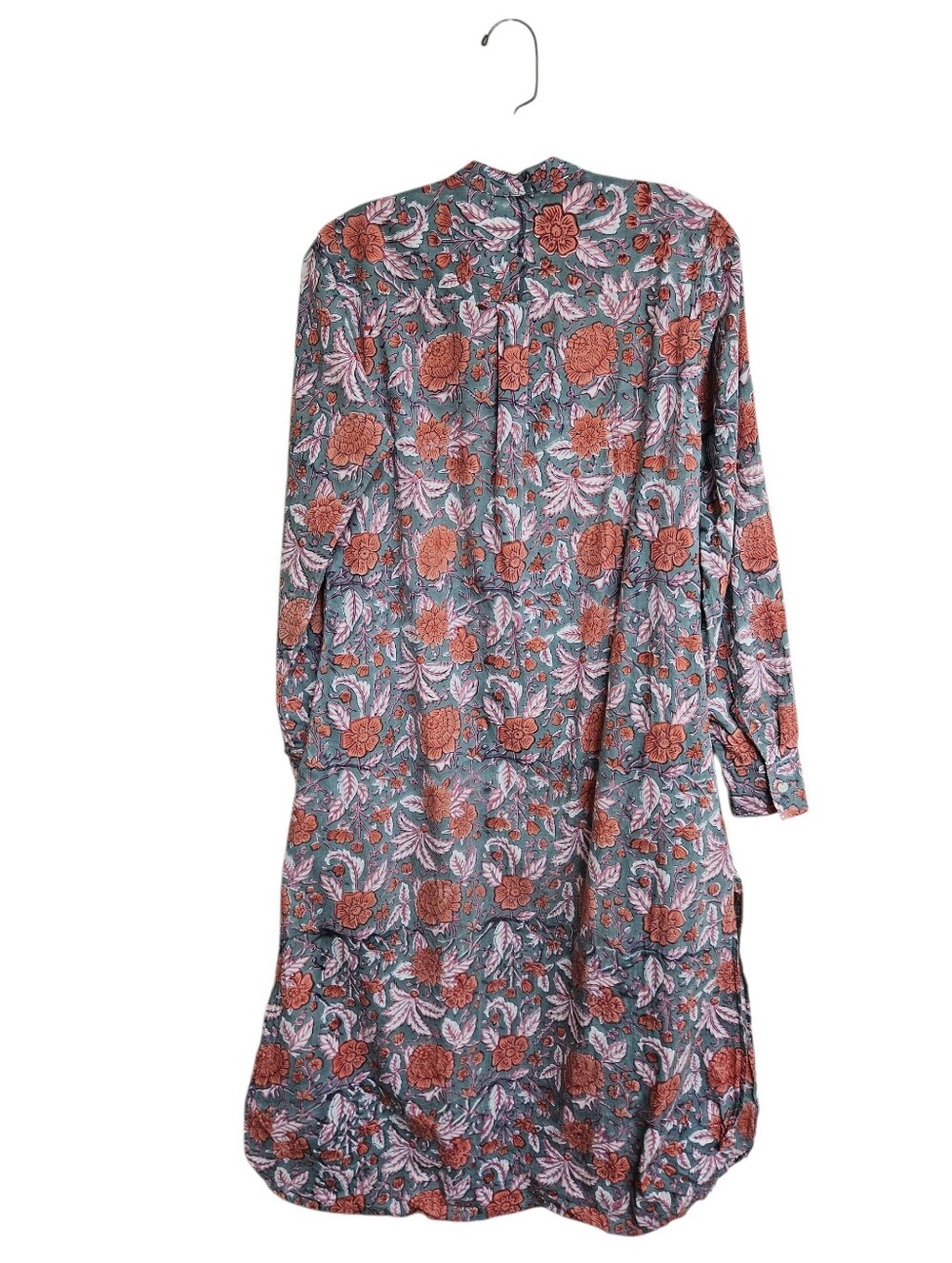 MILLE Floral Printed Cotton Midi Slit Dress Size S - Picture 2 of 9